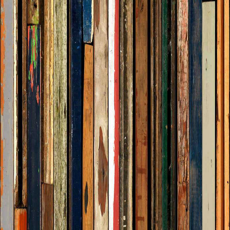 Piet Hein Eek 'Scrapwood Series' Wallpaper - Coloured Sides Scrapwood - PHE15