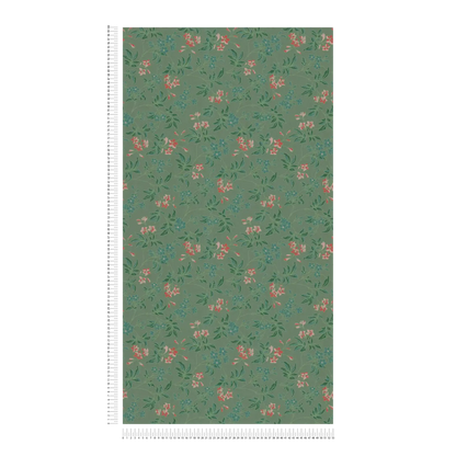 Jasmin - Floral Wallpaper - Green