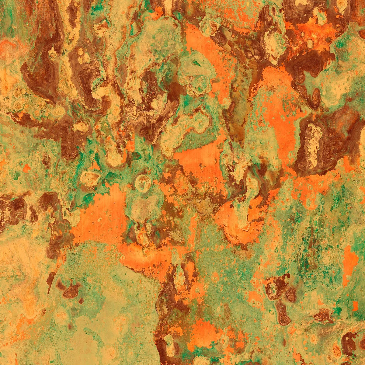 Piet Hein Eek 'Spoiled Copper' wallpaper - Spoiled Copper Metallic