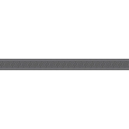 Graphic Meander Border - Black - Self Adhesive