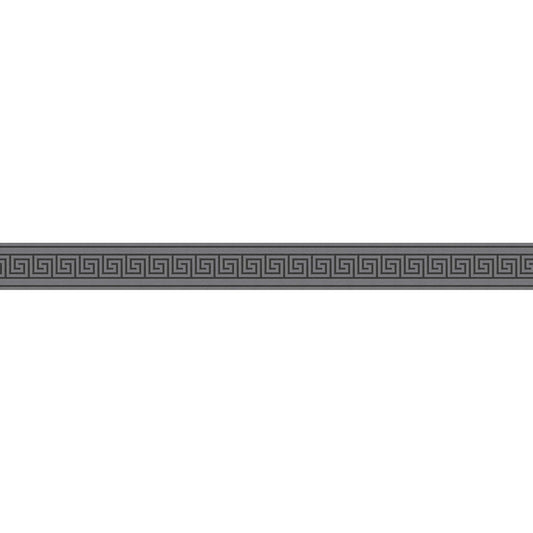 Graphic Meander Border - Black - Self Adhesive