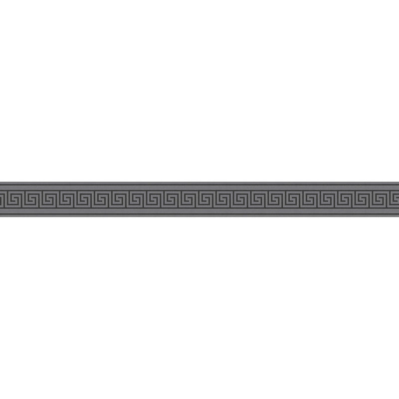 Graphic Meander Border - Black - Self Adhesive