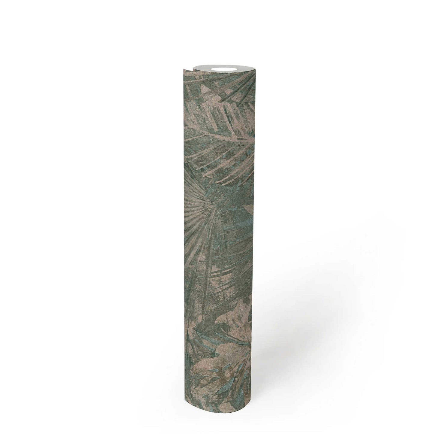 Forest Frame - Leaves Wallpaper - Jade Moss