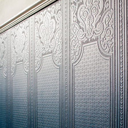 Sample - Oriental Dado Panel Wallpaper - Anaglypta - Paintable