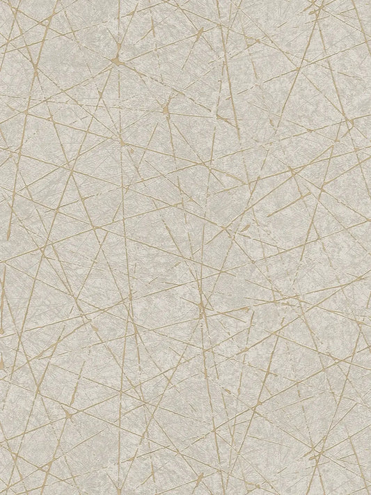 Linear Web - Geometric Wallpaper - Pearl