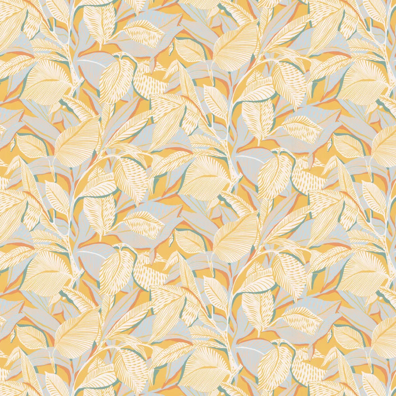 Riviera Lagoon Wallpaper - Citron