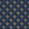 Spaces Square Wallpaper - Midnight Blue
