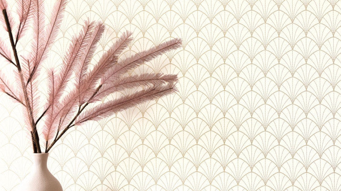 Stardust Wallpaper - White Gold - Discontinuing
