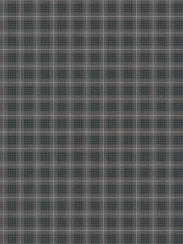 Tartan The Wallpaper - Dark Grey