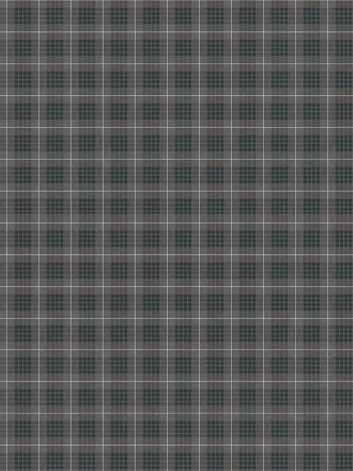 Sample - Tartan The Wallpaper - Dark Grey