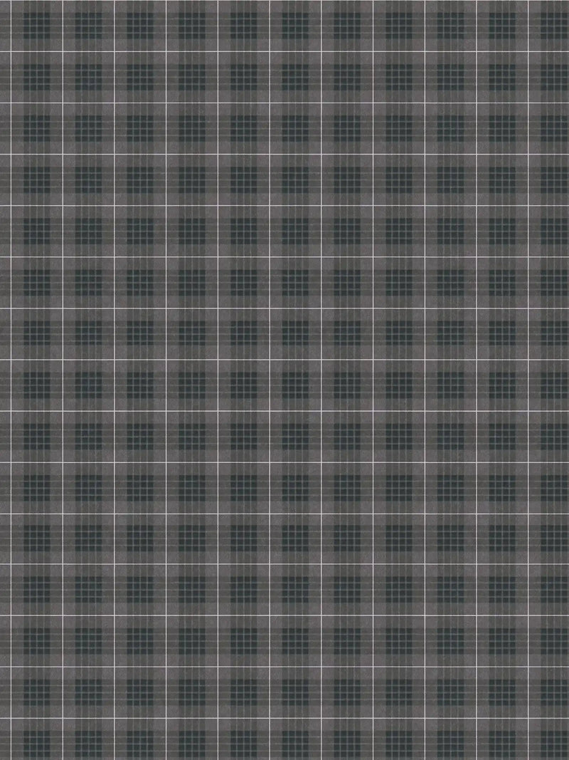 Sample - Tartan The Wallpaper - Dark Grey