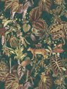 Living Jungle Chevron Wallpaper - Green