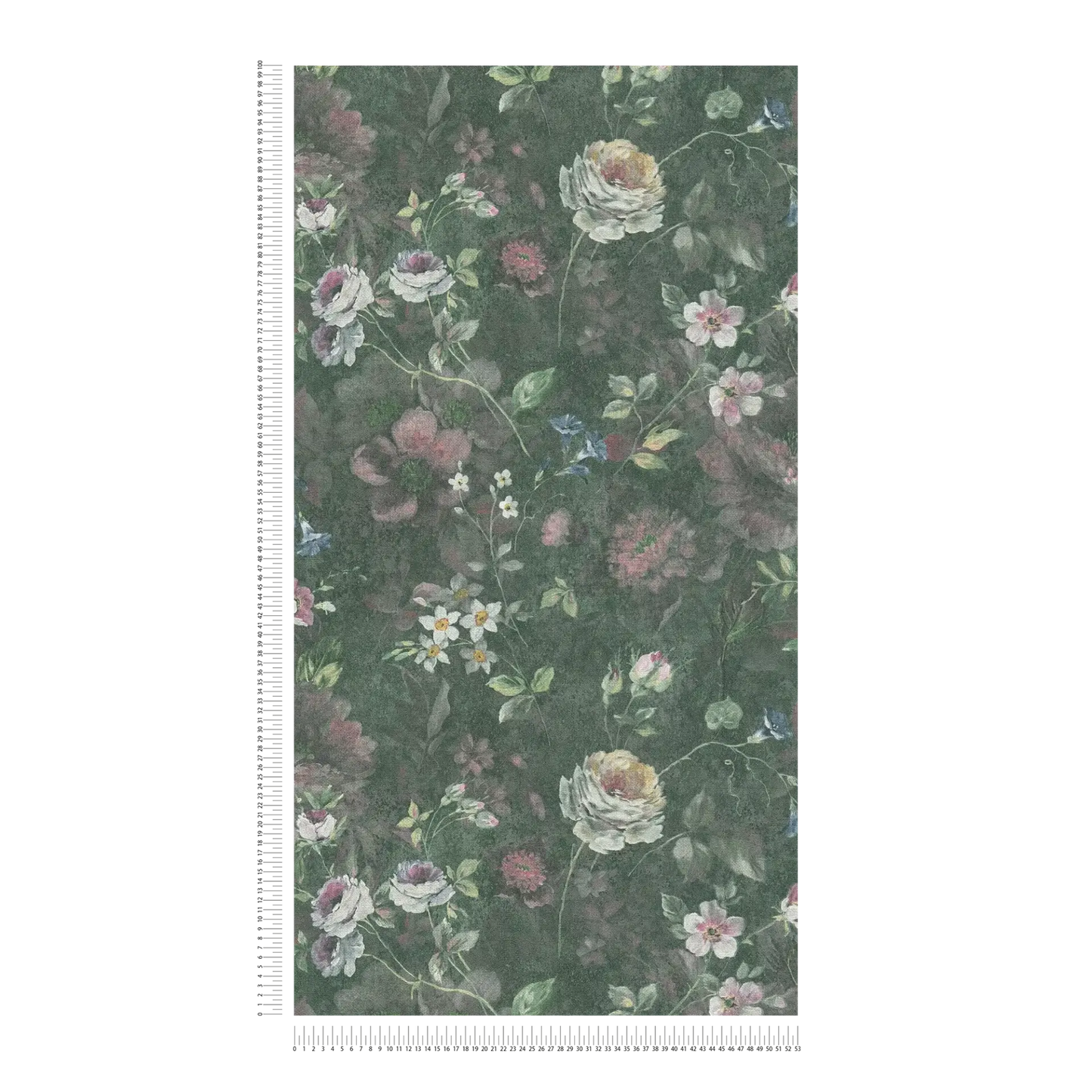 Secret Garden - Floral Wallpaper - Green