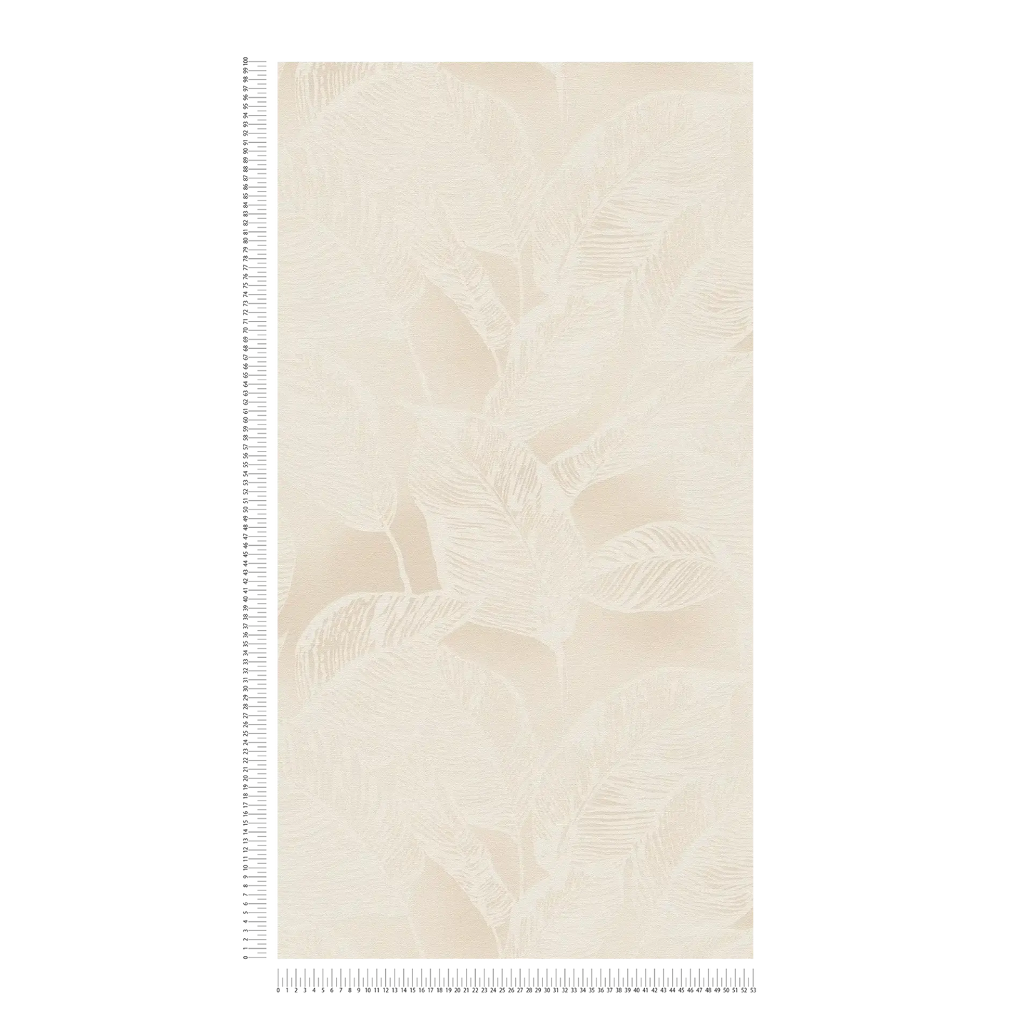 Banana Grove - Leaf Wallpaper - Beige