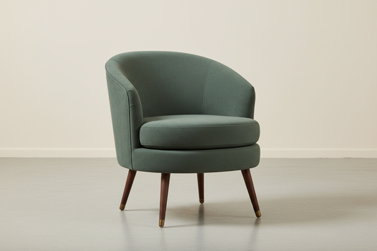 Chair in Pelle Greenstone fabric