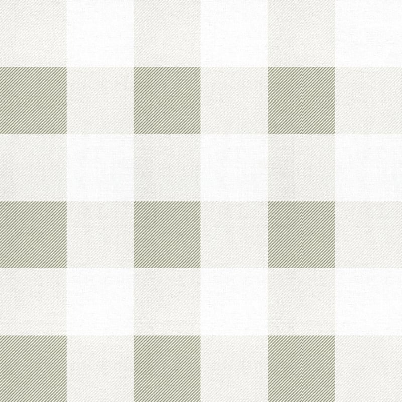 Large Gingham  Wallpaper - Matcha