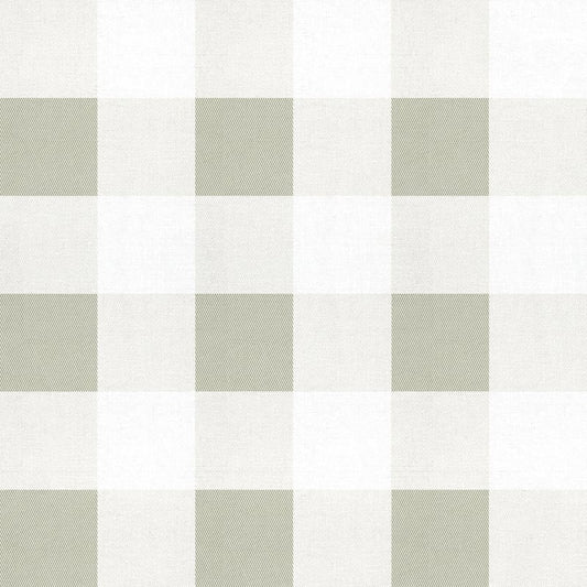 Large Gingham  Wallpaper - Matcha