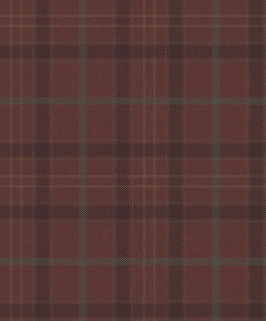 Check It Out Wallpaper - Burgundy