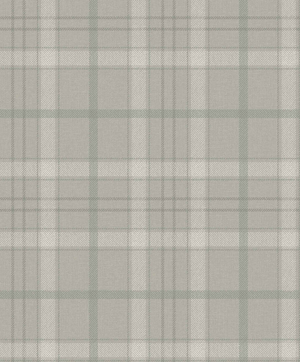 Sample - Check It Out Wallpaper - Grey