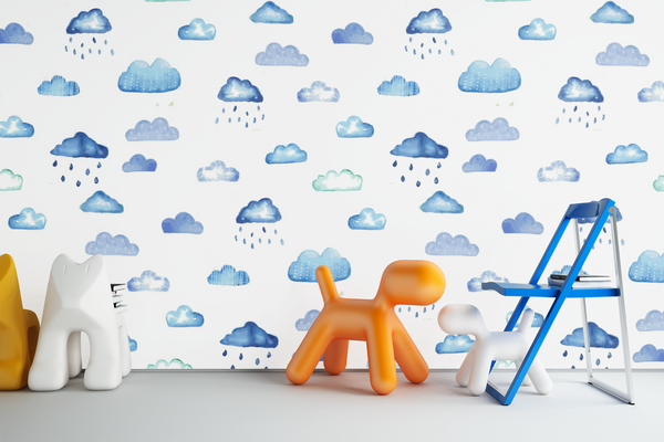 Sample – Clouds - NZ Mural Wallpaper - Custom Sized Wallpaper Mural (per m2)