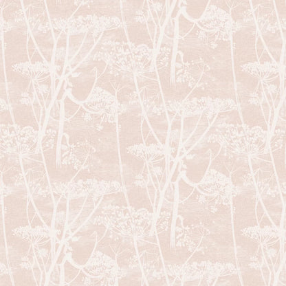Cow Parsley Wallpaper - Ballet Slipper Pink