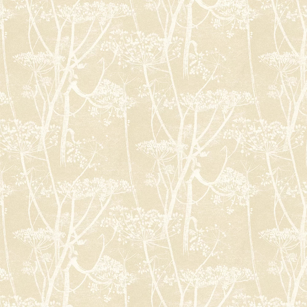 Cow Parsley Wallpaper - Cream/Oatmeal