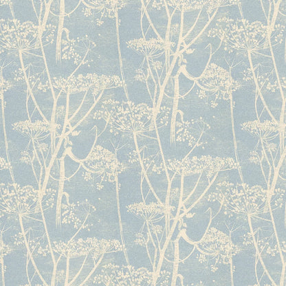 Cow Parsley Wallpaper - Soft Blue