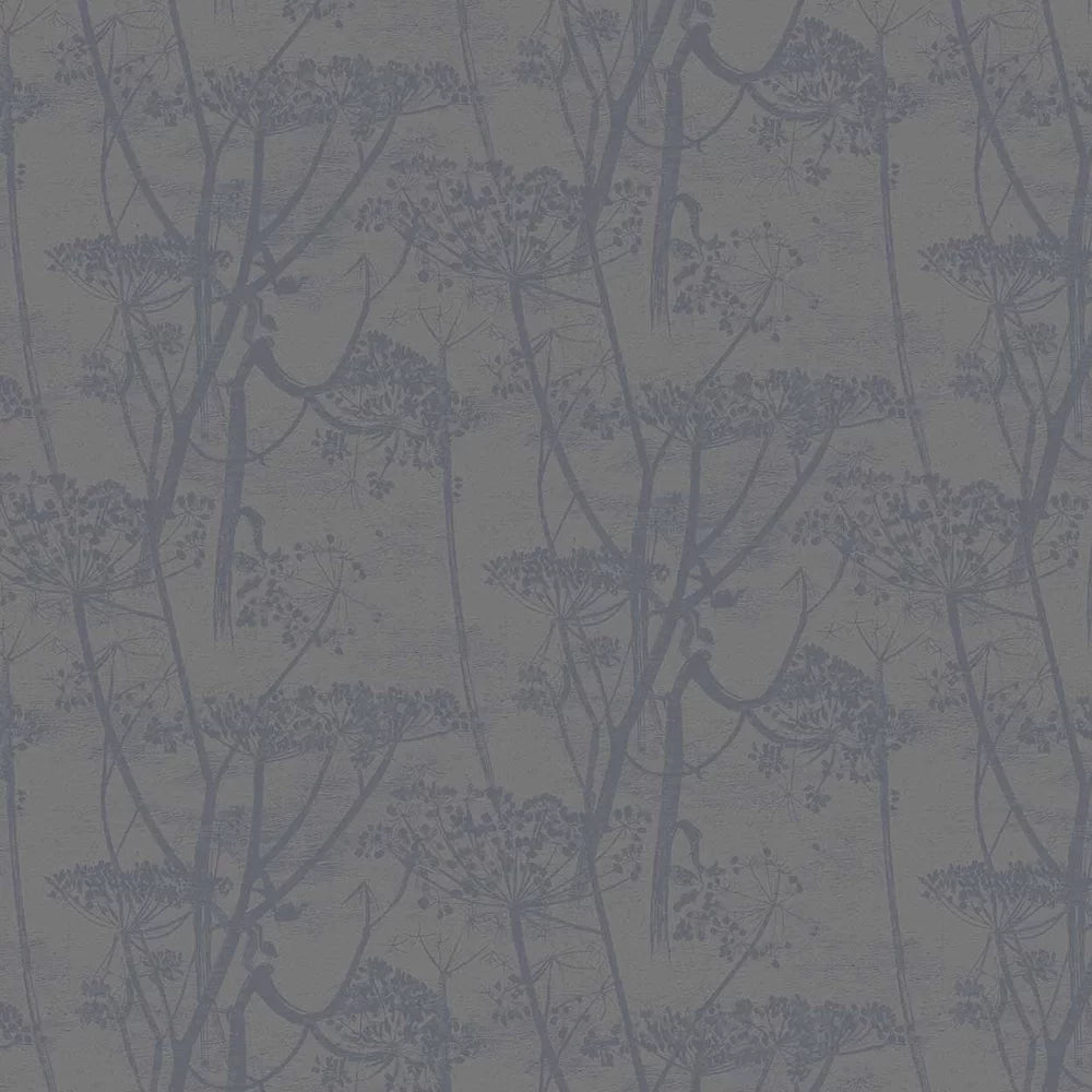 Cow Parsley Wallpaper - Charcoal