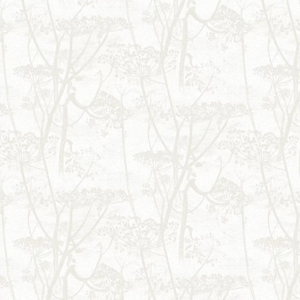 Sample - Cow Parsley Wallpaper - Off White
