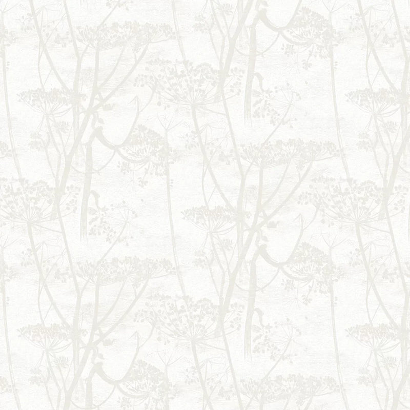 Sample - Cow Parsley Wallpaper - Off White