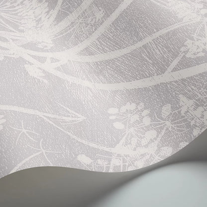 Cow Parsley Wallpaper - Soft Lilac