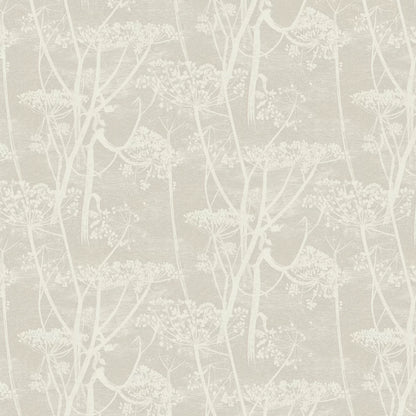 Cow Parsley Wallpaper - Taupe