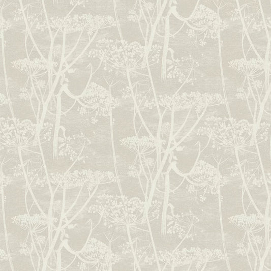 Cow Parsley Wallpaper - Taupe
