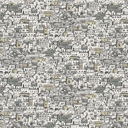 Mediterranea - Cityscape Wallpaper - White
