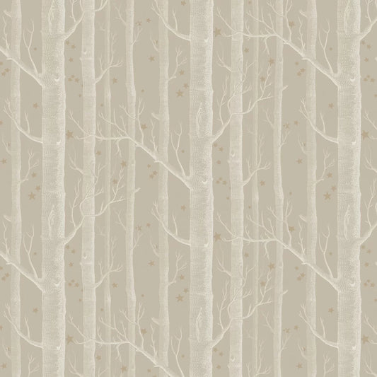 Woods and Stars Wallpaper - Linen