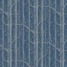 Woods and Stars Wallpaper - Midnight