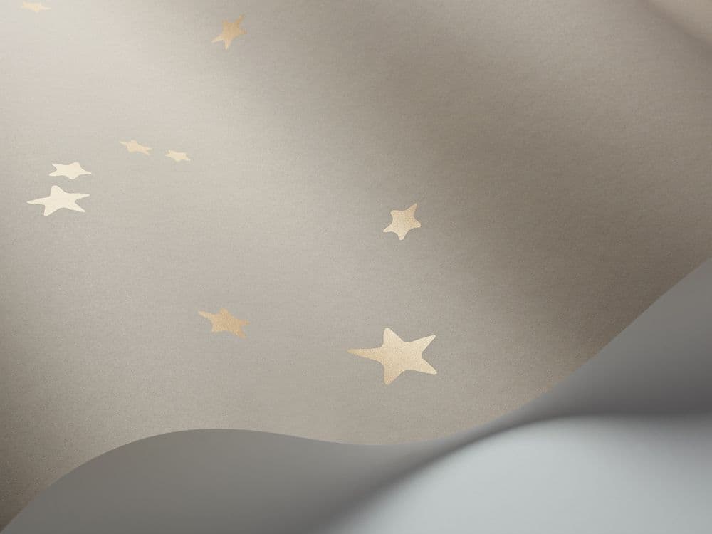 Stars Wallpaper - Cole and Sons - Linen/Gold