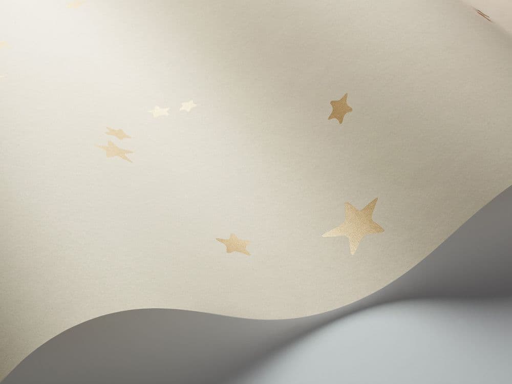Stars Wallpaper - Cole and Sons - Buff/Gold