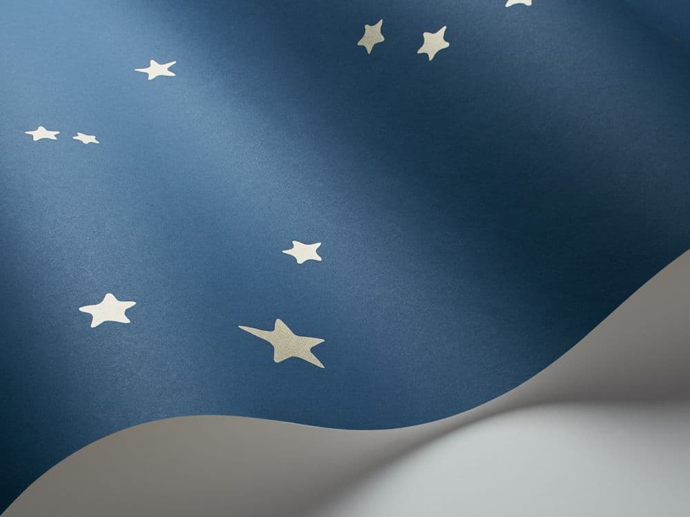 Stars Wallpaper - Cole and Sons - Midnight Blue