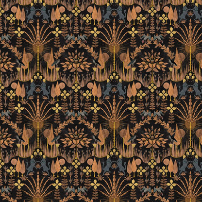 Oasis Villa Wallpaper - Black
