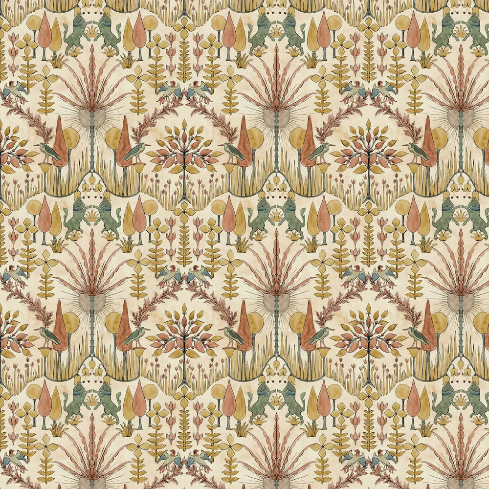 Oasis  Villa Wallpaper - Sand