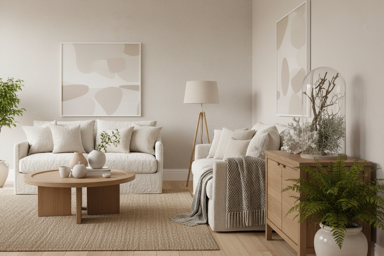 Cordage Weave Textured Vinyl Wallpaper Room Shot