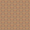 Flora Art Deco Wallpaper - Russet
