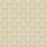 Flora Art Deco Wallpaper - Yellow
