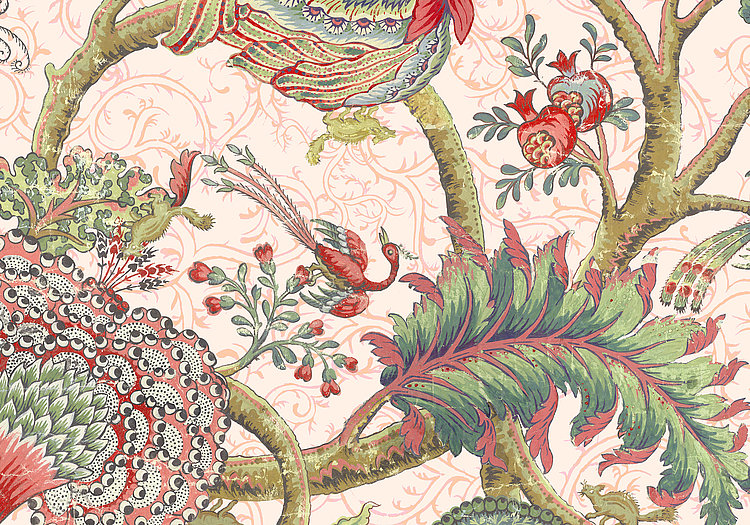 Verdant Whimsy - Custom Sized Wallpaper Mural (per m2)