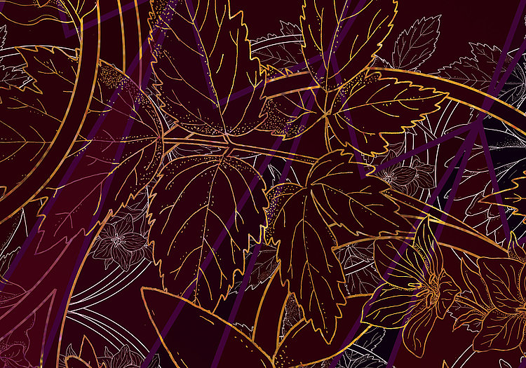 Midnight Ember - Custom Sized Wallpaper Mural (per m2)