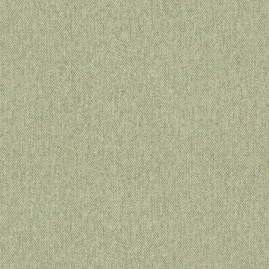 Harris Texture - Textured Herringbone Wallpaper - Green