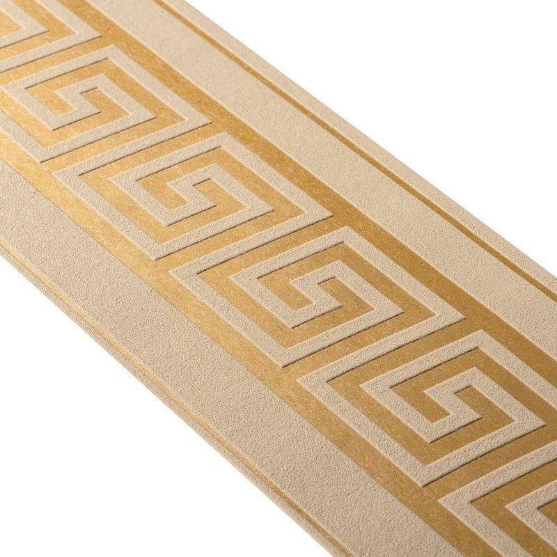 Metallic Meander Border - Gold - Self Adhesive