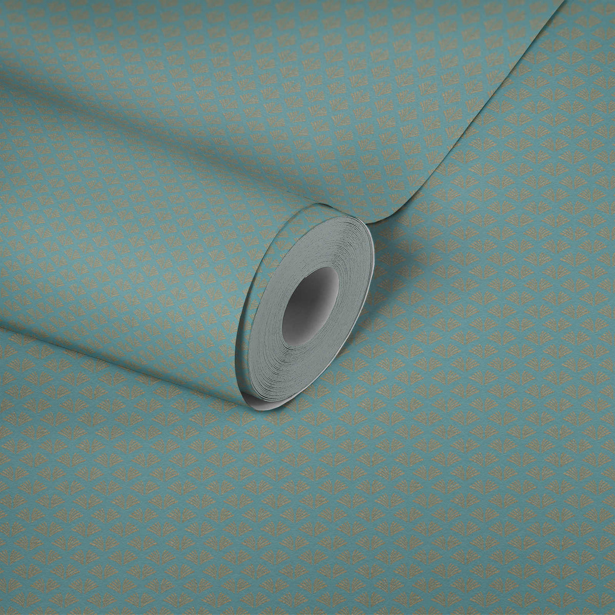 Tiny Wings - Art Deco Wallpaper  - Aqua