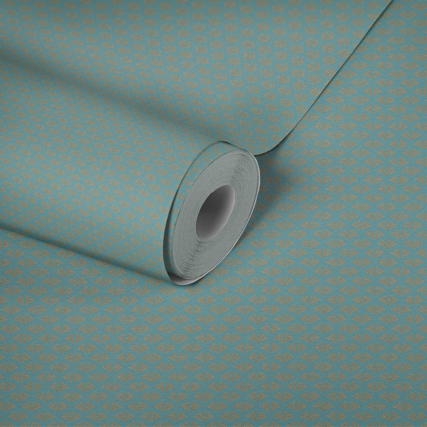 Tiny Wings - Art Deco Wallpaper  - Aqua